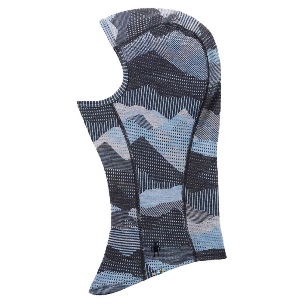 NEW SMARTWOOL thermal merino pattern balaclava - unisex in mist blue mountain